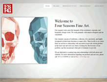 Tablet Screenshot of fourseasonsfineart.com